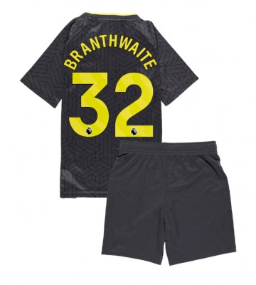 Everton Jarrad Branthwaite #32 Segunda Equipación Niños 2024-25 Manga Corta (+ Pantalones cortos)